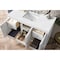 James Martin Vanities Athens 48in Single Vanity, Glossy White w/ 3 CM Ethereal Noctis Top E645-V48-GW-3ENC - alternate 3
